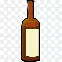 红酒香槟蒸馏饮料剪辑艺术.葡萄酒瓶图