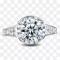耳环订婚戒指钻石结婚戒指