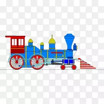 铁路运输机车剪贴画.列车背景剪贴画