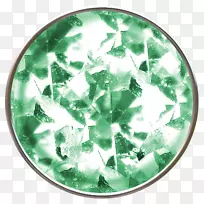 钻石绿漆绿色水晶钻石