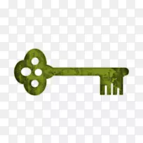 机架关键计算机图标锁夹艺术绿色锁剪贴画部件