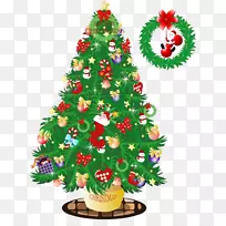 圣诞老人圣诞树电子邮件Outlook.com-创意圣诞树