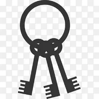 钥匙链剪贴画.钥匙剪贴件