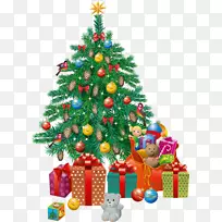 皇家圣诞讯息圣诞老人圣诞贺卡圣诞树-圣诞树
