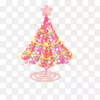 圣诞树装饰剪贴画-圣诞树