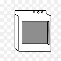 烘干机，洗衣机，烘干机，吹风机，剪贴画，洗衣机和烘干机