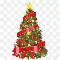 伯利恒圣诞老人圣诞树明星手绘圣诞树
