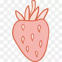 草莓剪贴画手绘草莓