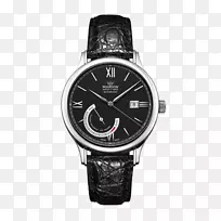 亚马逊(Amazon.com)手表，钟表，化石集团，皮革架谷物，瑞士机械手表，男性手表