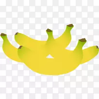 香蕉剪贴画-迷人的剪贴画