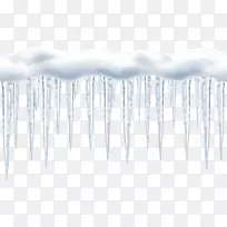 冰柱冰雪冬季剪贴画-冰柱剪贴画