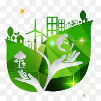 自然环境环保绿色健康绿色家居