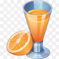 橙汁饮料油漆橙汁