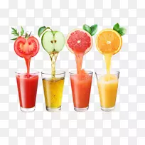 橙汁，苹果汁，果汁饮料.水果和蔬菜汁