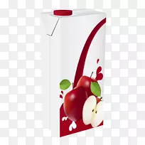苹果汁盒-苹果汁组合包装