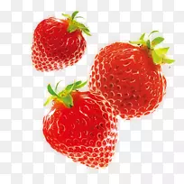 草莓雪糕-红草莓果