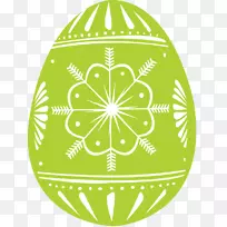 复活节兔子复活节彩蛋剪贴画-美丽的复活节剪贴画