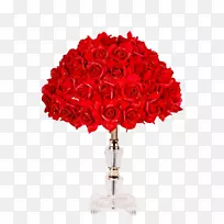 花园玫瑰桌灯红玫瑰结婚灯
