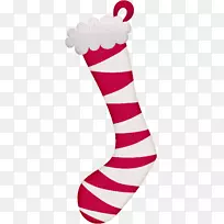 圣诞袜-粉色圣诞袜