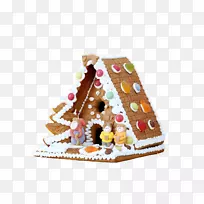 姜饼屋，糖果，手杖，圣诞节-圣诞巧克力面包店