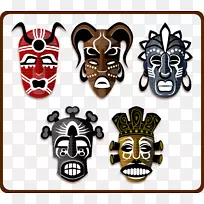传统非洲面具.xchng剪贴画-部落领袖剪贴画