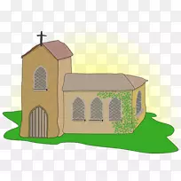 教堂可伸缩图形剪辑艺术教堂卡通