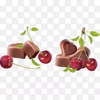 巧克力覆盖樱桃皮蛋糕巧克力蛋糕热巧克力我喜欢巧克力和樱桃