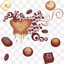 热巧克力条巧克力蛋糕甜甜圈.巧克力载体的种类