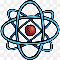 物理科学原子核计算机图标线
