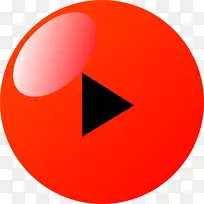 YouTube播放按钮电脑图标剪贴画-YouTube播放按钮PNG