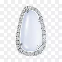 施华洛世奇银珠宝魅力和吊坠宝石粉笔-施华洛世奇珠宝挂件鹅卵石