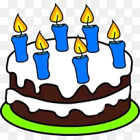 生日蛋糕结婚蛋糕巧克力蛋糕剪贴画生日蛋糕带蜡烛的照片