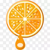 橙汁剪辑艺术-橙汁剪贴画