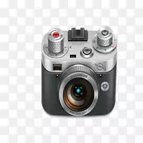 数码单反相机镜头单镜头反射式照相机-白色+灰色相机