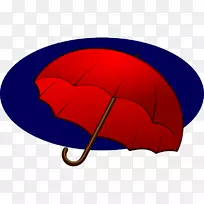 雨伞红色剪贴画-雨伞图片