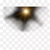 微光天空桌面壁纸特写电脑灯光效果