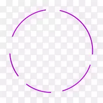 拼图呼啦圈运动艺术体操比赛-紫色圆圈