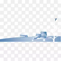 品牌能源桌面壁纸技术-冬季雪