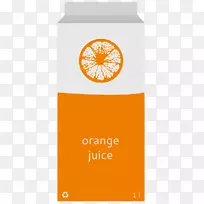 橙汁早餐苹果汁纸盒