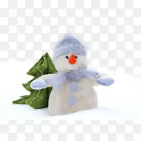 冬季雪人圣诞节-冬季雪人