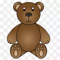 金发熊和三只熊棕色熊，三只熊和金发熊剪贴画-熊悬崖