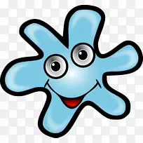 细菌微生物肠道菌群剪贴画菌群绿色