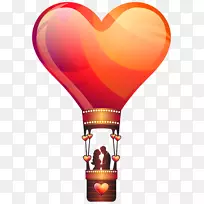 爱情人节热气球浪漫-爱热气球