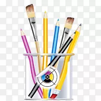 图形设计绘图计算机图标插图铅笔绘图笔