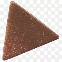 棕色三角图-深棕色三角形