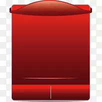 红色文本框下载计算机文件-红色方框
