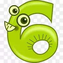 动物剪贴画中的数字感.动物的小图片
