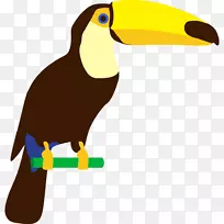 亚马逊鹦鹉猫头鹰夹艺术卡通动物鹦鹉