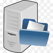 电脑伺服器档案伺服器电脑图示剪贴画绿色伺服器剪贴画