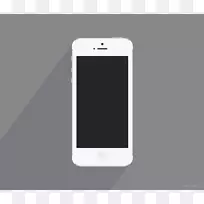 iphone 5s iOS电话剪辑艺术-白色5剪贴画